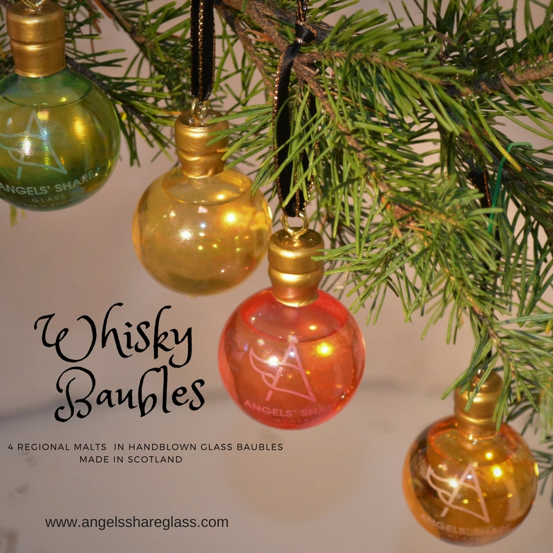 Glass Whisky Baubles